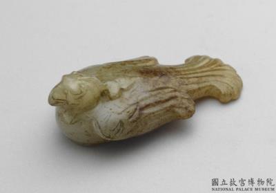 图片[2]-Jade staff pommel in the shape of a turtledove, 1st century BCE to 2nd century CE, mid-Western Han to Eastern Han period-China Archive